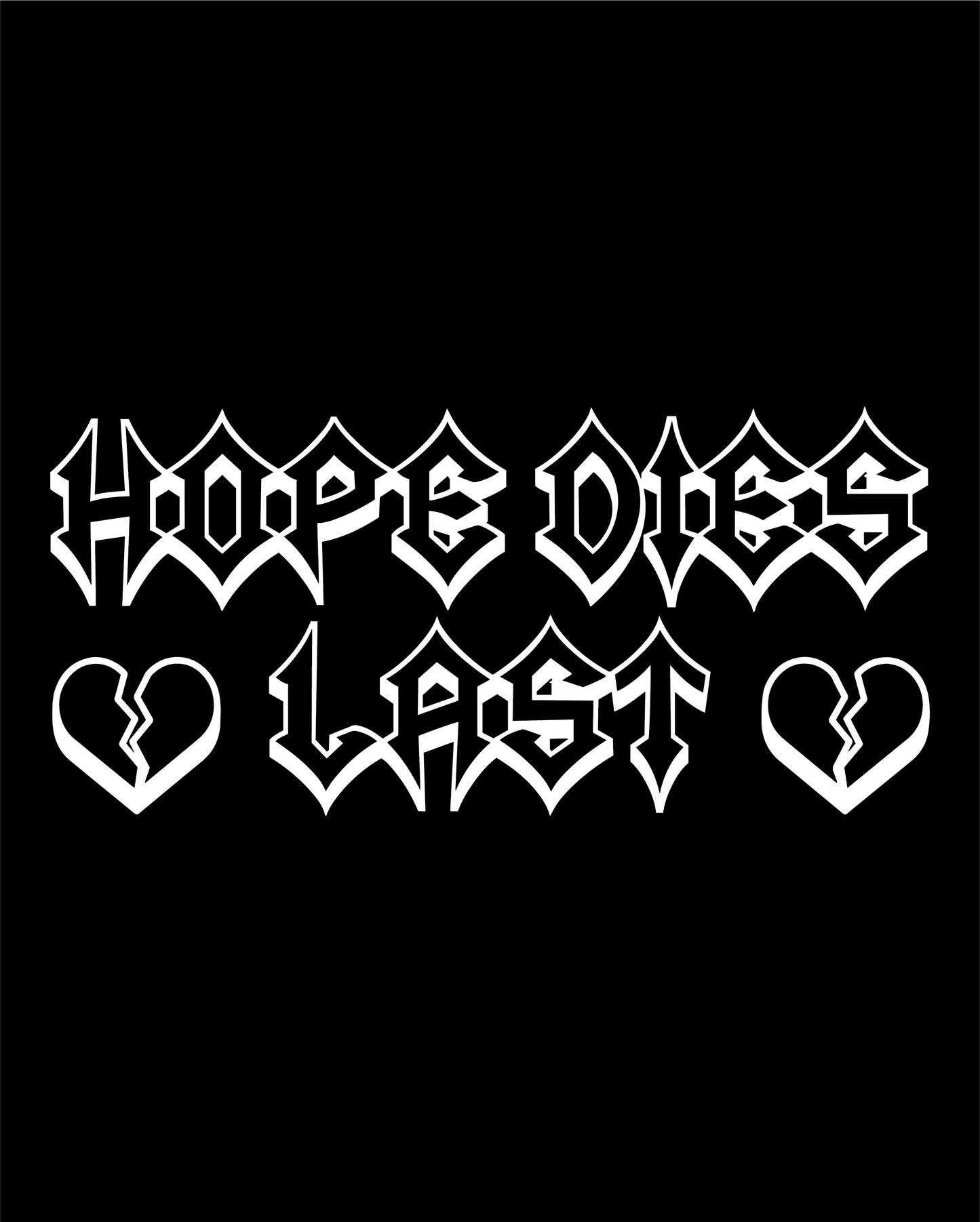 Naklejka Die Cut SMOOTHLESS HOPE DIES LAST